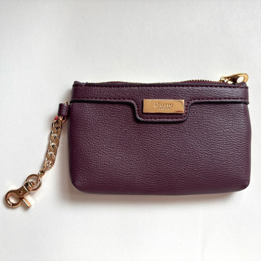 Dune London Coin Purse Purple -- Like New